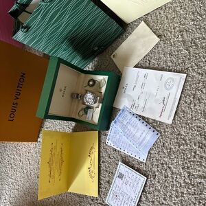 COPY - Rolex Silver Watch with Box and Papers